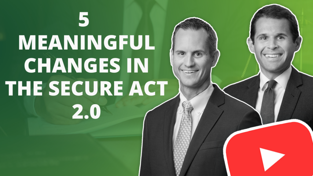 Changes in the Secure Act 2.0