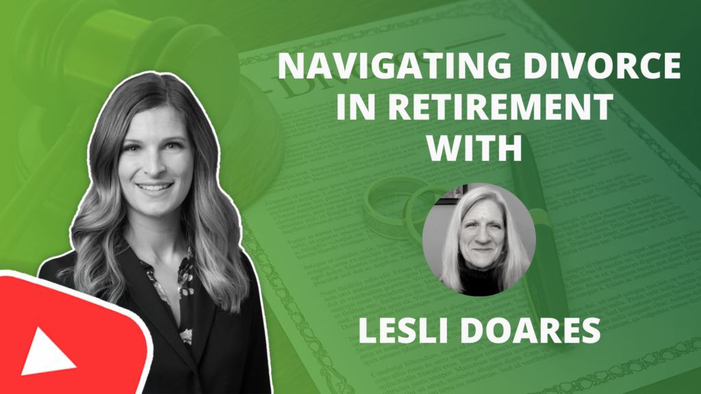 Navigating divorce in retirement