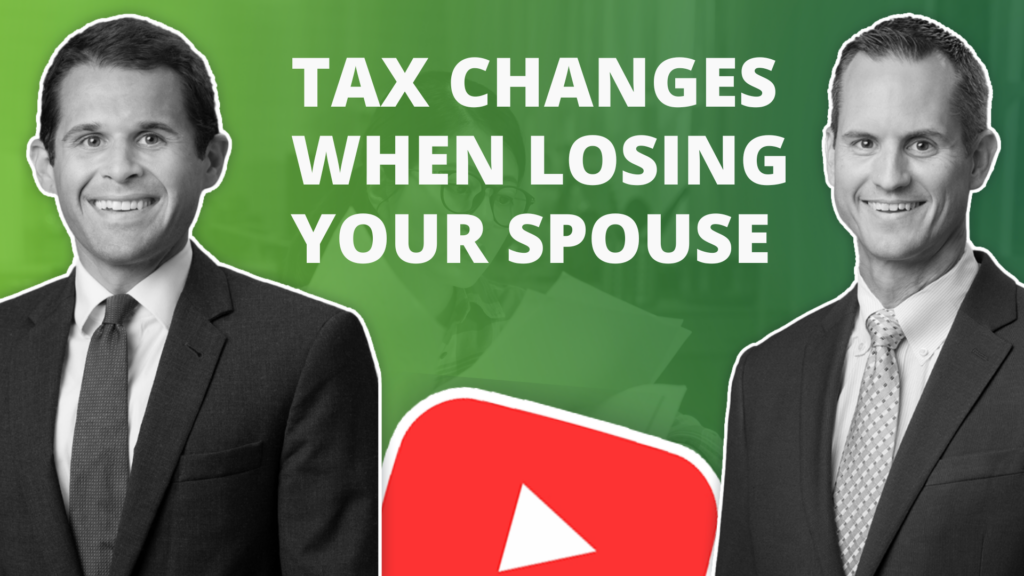 Tax changes to consider after the death of a spouse